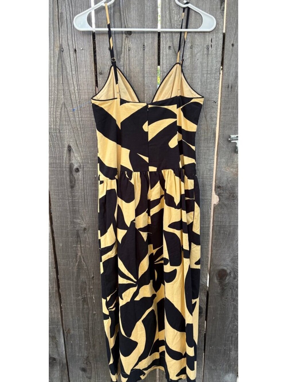 Mon Renn Midi Dress. Black tan. Size S - Picture 5 of 8